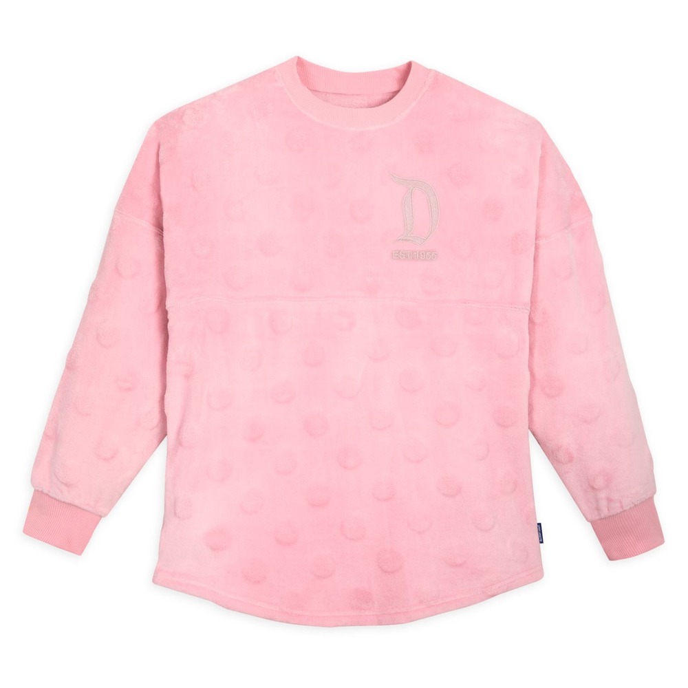 Disney Spirit Jersey Disneyland Resort Polka Dot Plush Pink Piglet Medium Fuzzy